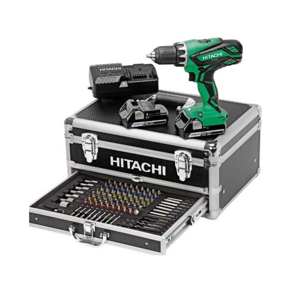 Perceuse visseuse sans fil HiKOKI KC18DJLF 100 accessoires