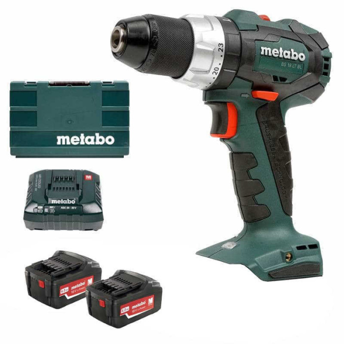 Perceuse visseuse sans fil Metabo BS18LT-BL 18 V