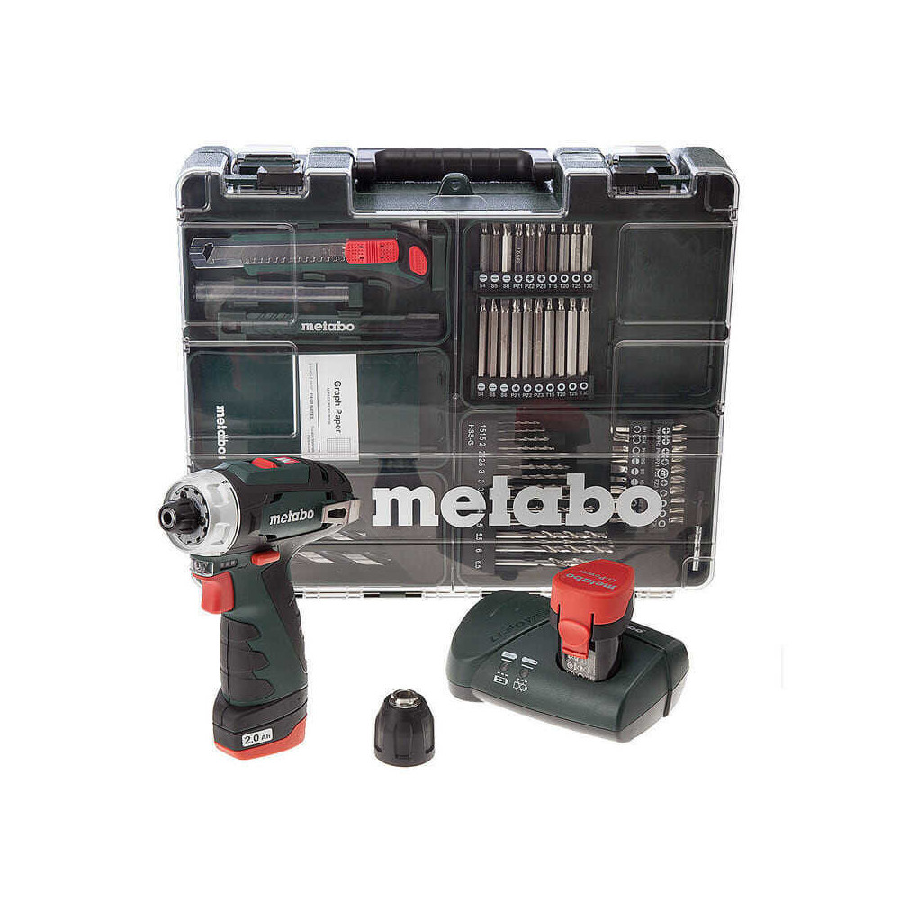 Perceuse visseuse Metabo PowerMaxx BS Set