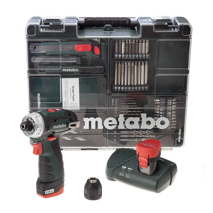 Perceuse visseuse Metabo PowerMaxx BS Set