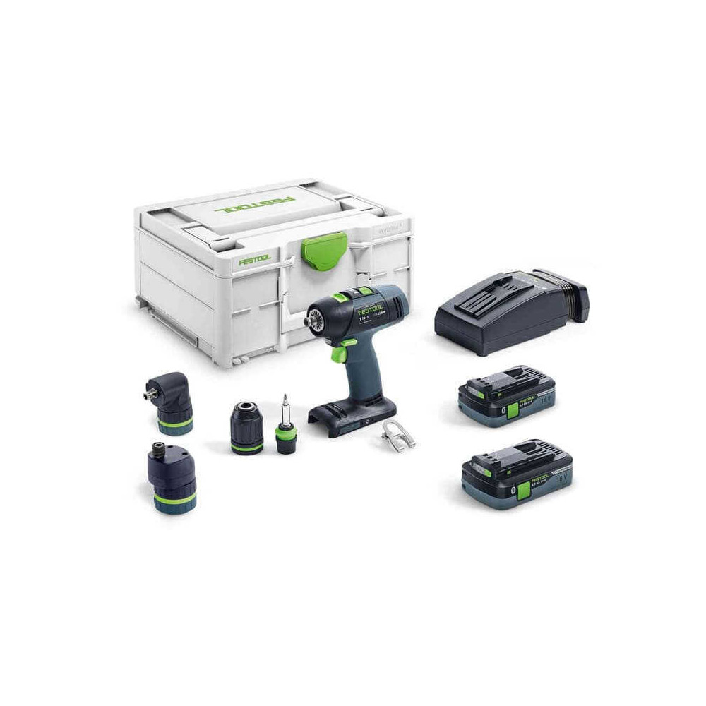 Perceuse visseuse Festool sans fil T 18+3-Basic 575693