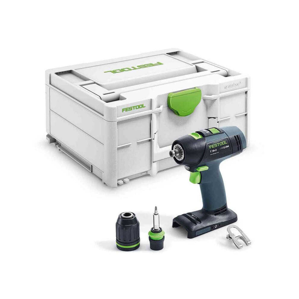 Perceuse visseuse Festool sans fil T 18+3-Basic 576448