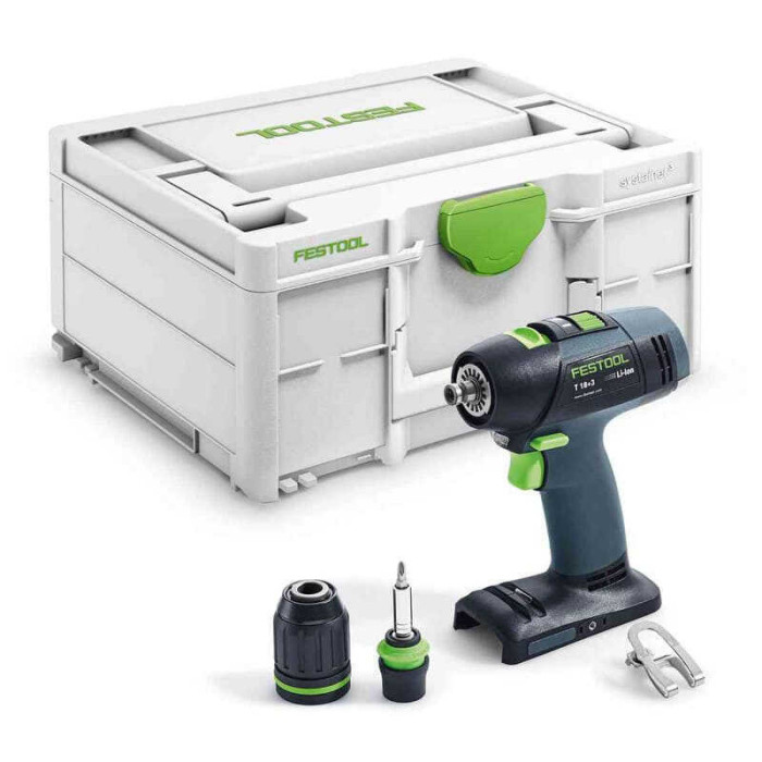 Perceuse visseuse Festool sans fil T 18+3-Basic 576448
