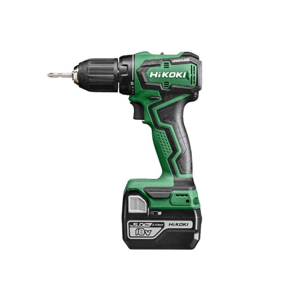Perceuse visseuse sans fil HiKOKI DS18DDWPZ 2 x 5,0 Ah