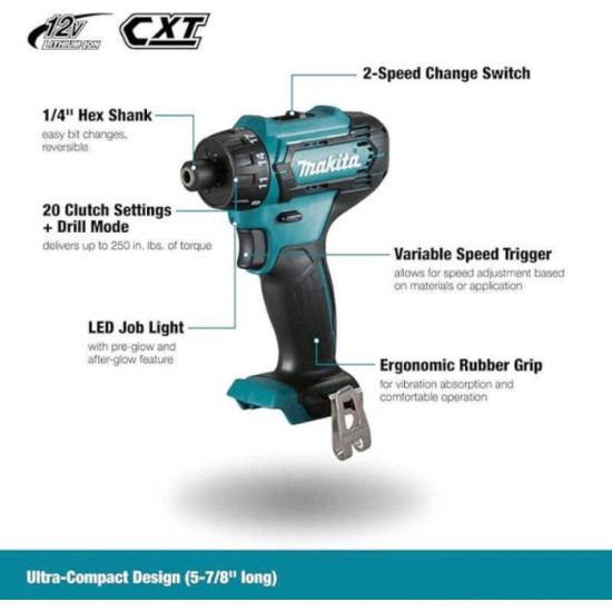 Perceuse visseuse Makita DF033DZ