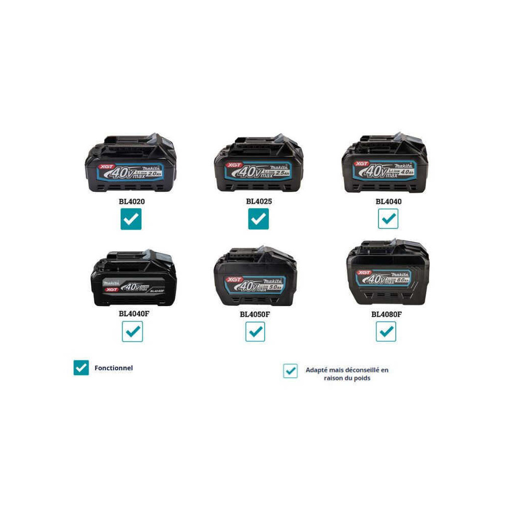 Perceuse visseuse Makita DF002GZ01 40V XGT
