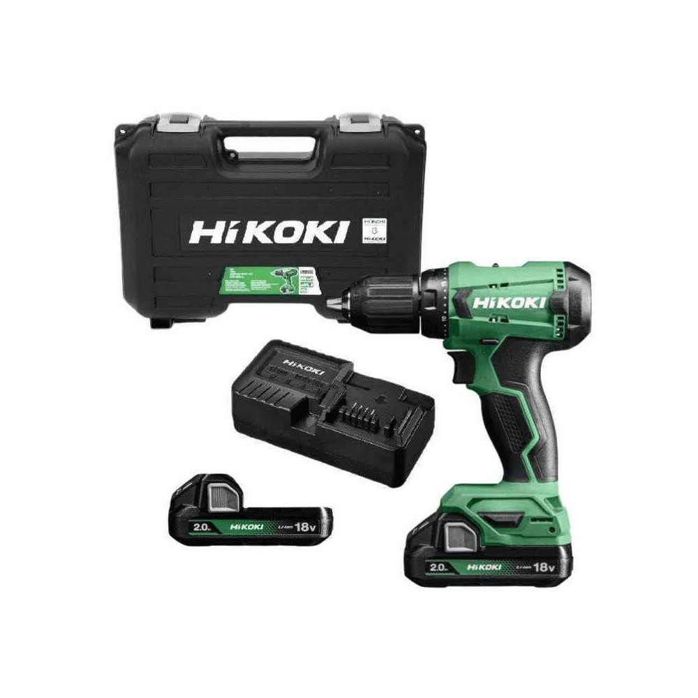 Perceuse visseuse HiKOKI DS18DAWCZ 18 V 2 x 2,0 Ah