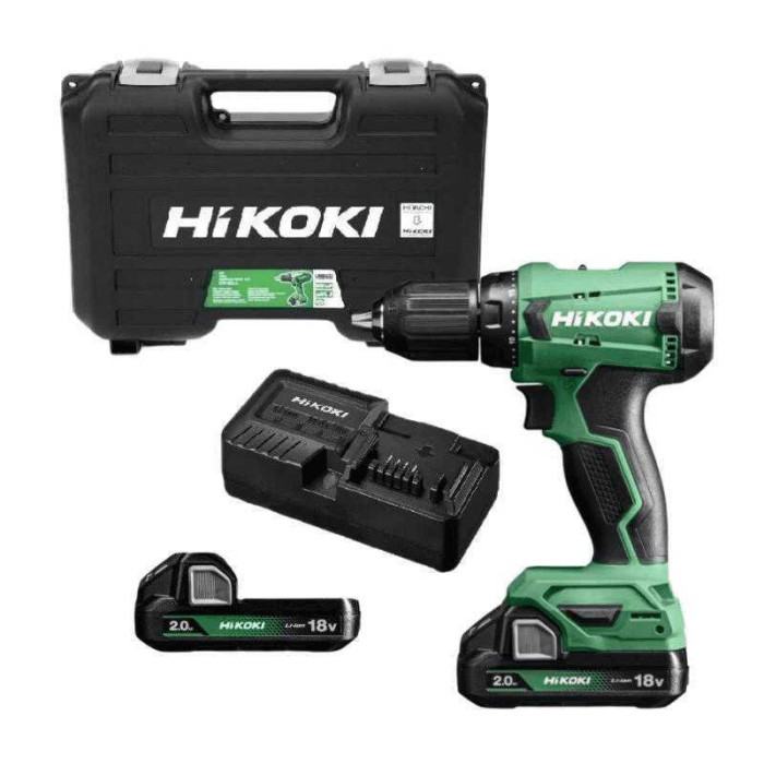 Perceuse visseuse HiKOKI DS18DAWCZ 18 V 2 x 2,0 Ah