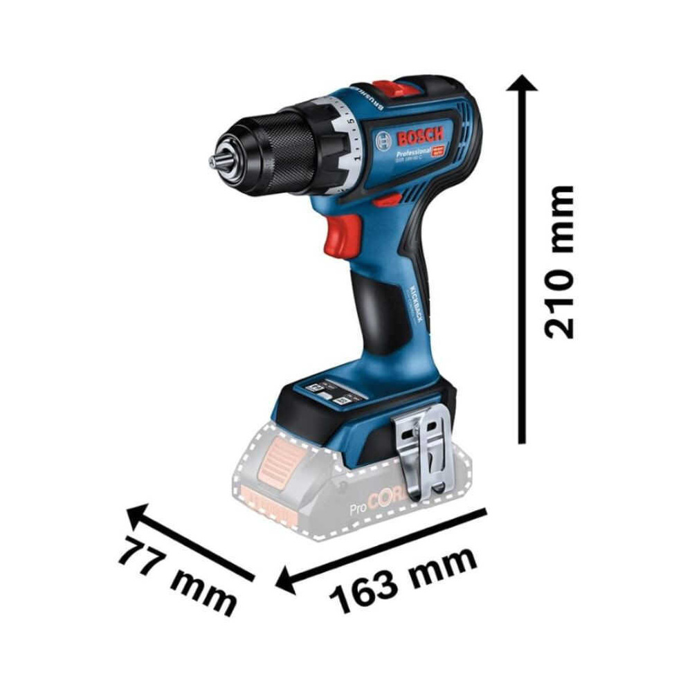 Perceuse visseuse Bosch GSR 18V-90 C 06019K6000
