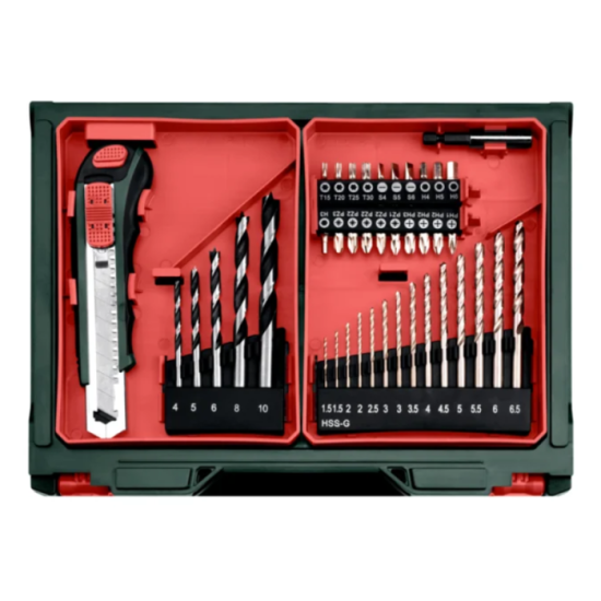 Perceuse visseuse Metabo 600080710 set 41 accessoires
