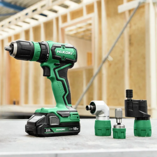 Perceuse visseuse HiKOKI DS18DDQWRZ 18 V renvoi d'angle