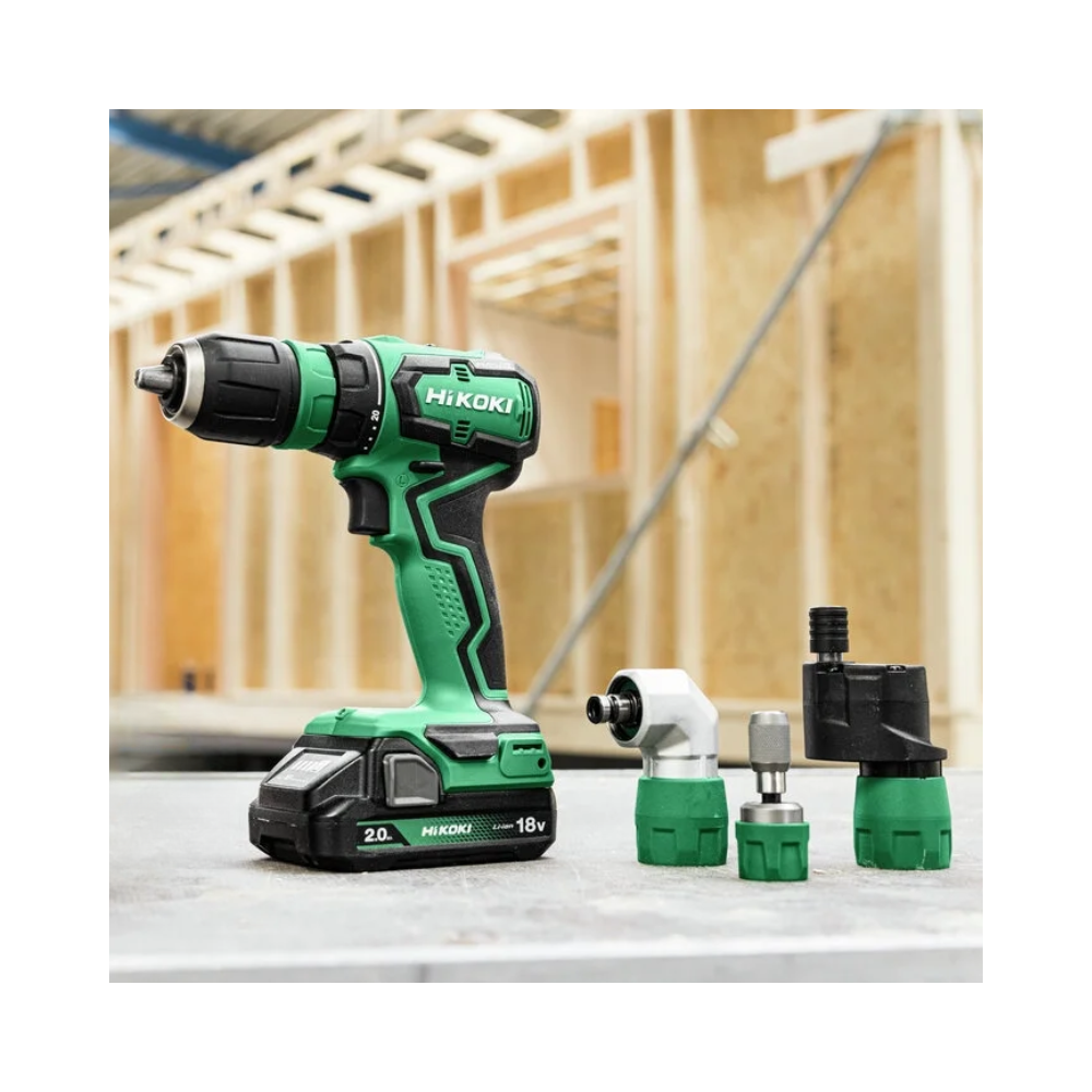 Perceuse visseuse HiKOKI DS18DDQWRZ 18 V renvoi d'angle