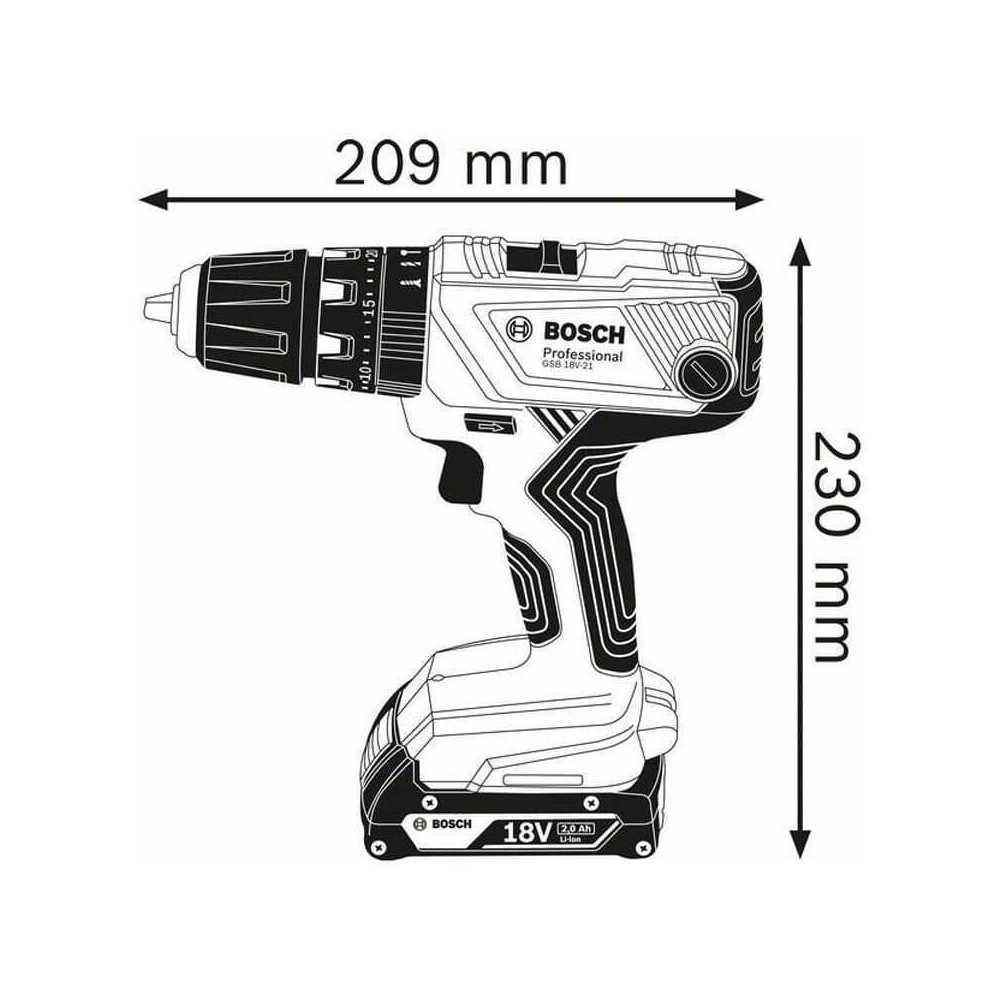 GSB 18V-21 Perceuse-visseuse Bosch 06019H1107