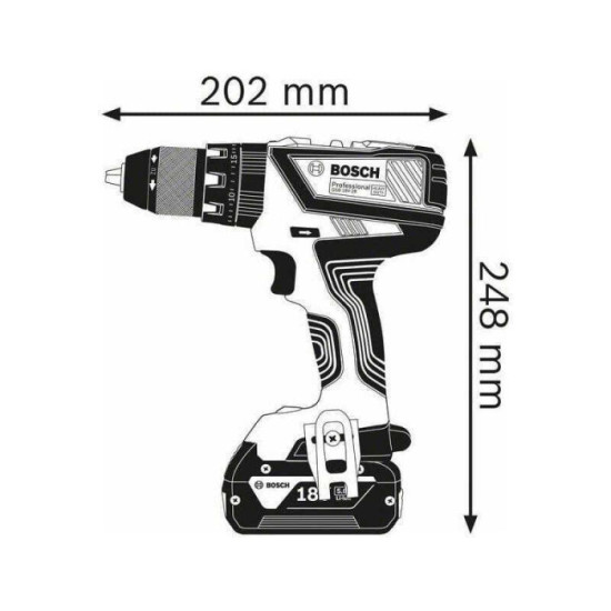 GSB 18V-28 Perceuse-visseuse Bosch 06019H4008