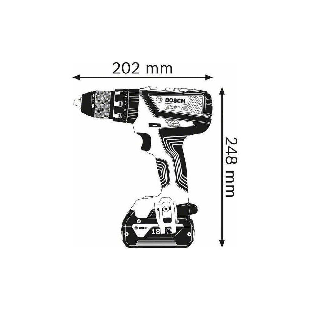 GSB 18V-28 Perceuse-visseuse Bosch 06019H4008