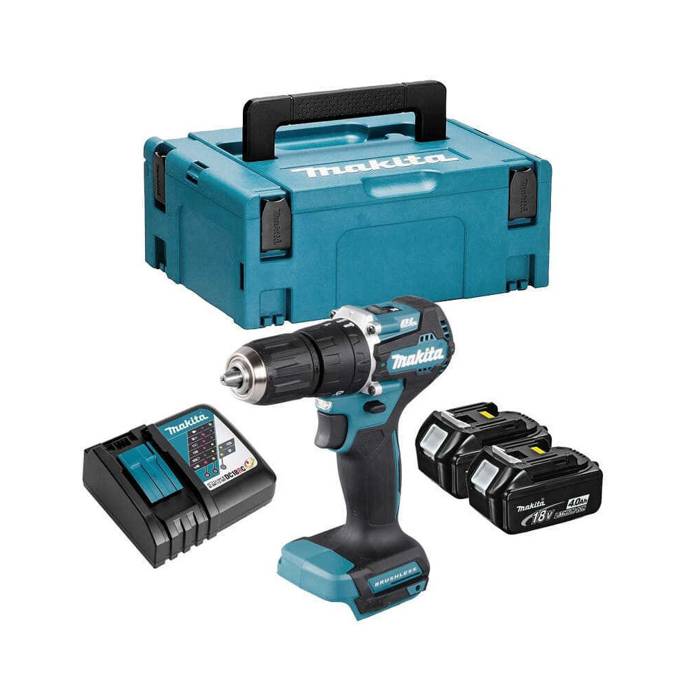 Perceuse-visseuse à percussion Makita DHP487RMJ