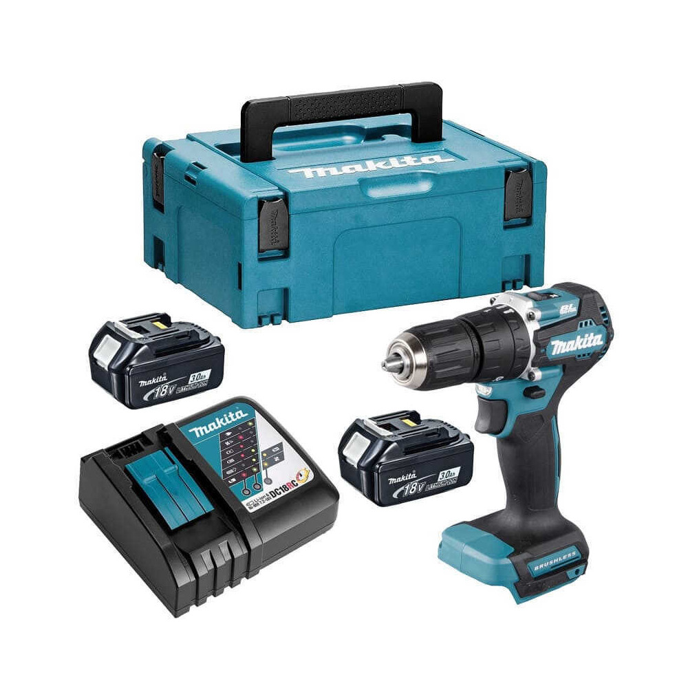 Perceuse-visseuse à percussion Makita DHP487RFJ