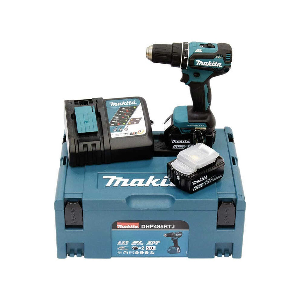 Perceuse-visseuse à percussion Makita DHP485RTJ