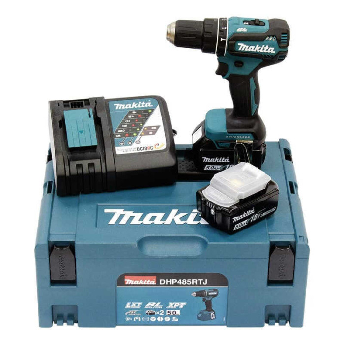 Perceuse-visseuse à percussion Makita DHP485RTJ