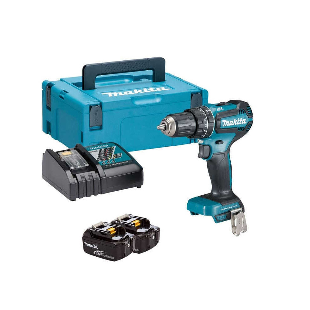 Perceuse-visseuse à percussion Makita DHP485RFJ
