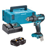Perceuse-visseuse à percussion Makita DHP485RFJ
