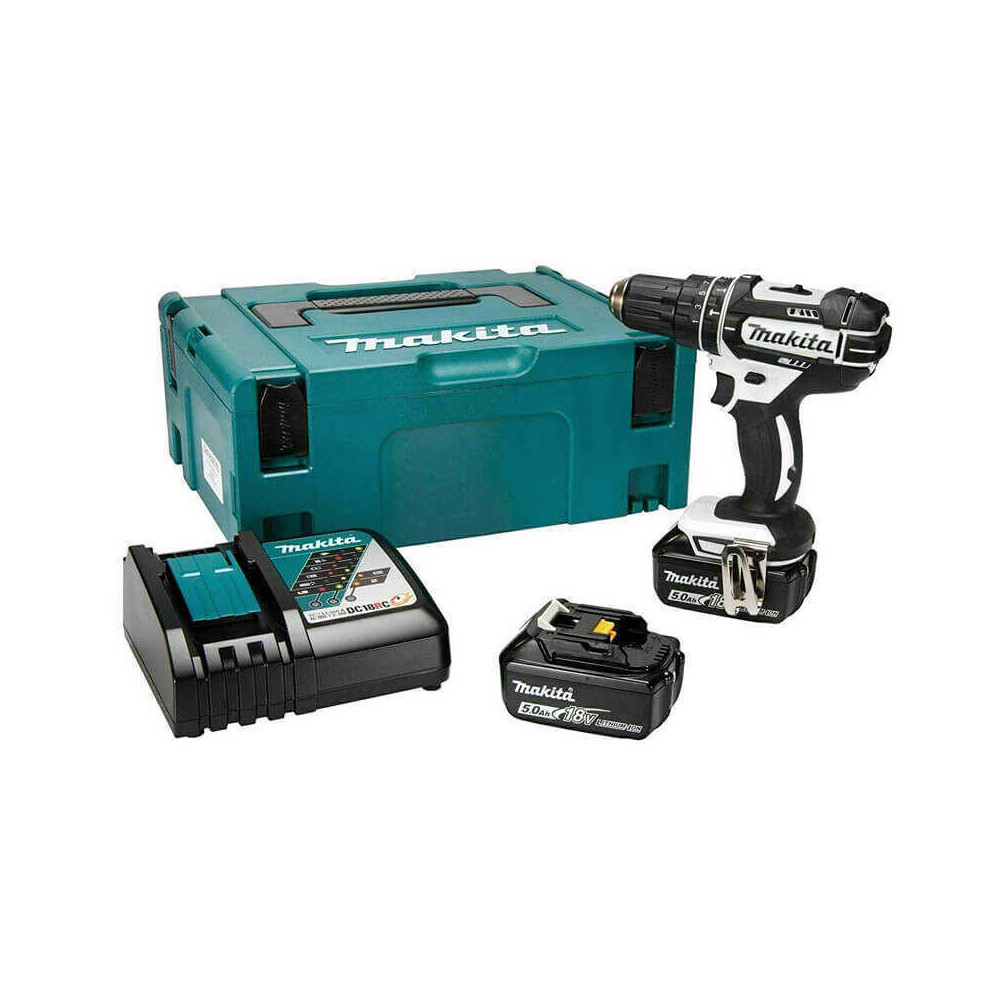 Perceuse visseuse à percussion Makita DHP482RTWJ