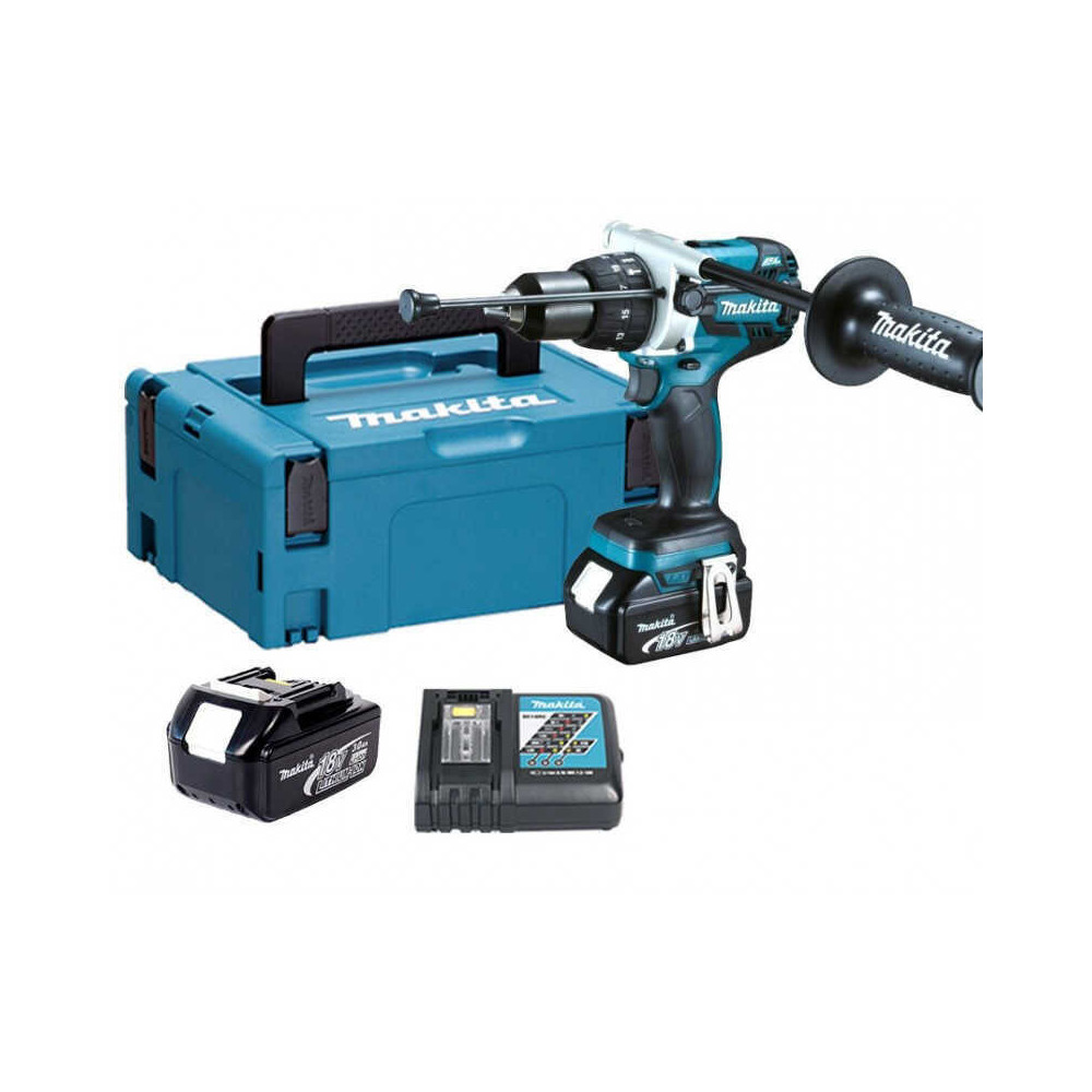 Perceuse à percussion sans fil Makita DHP481RFJ