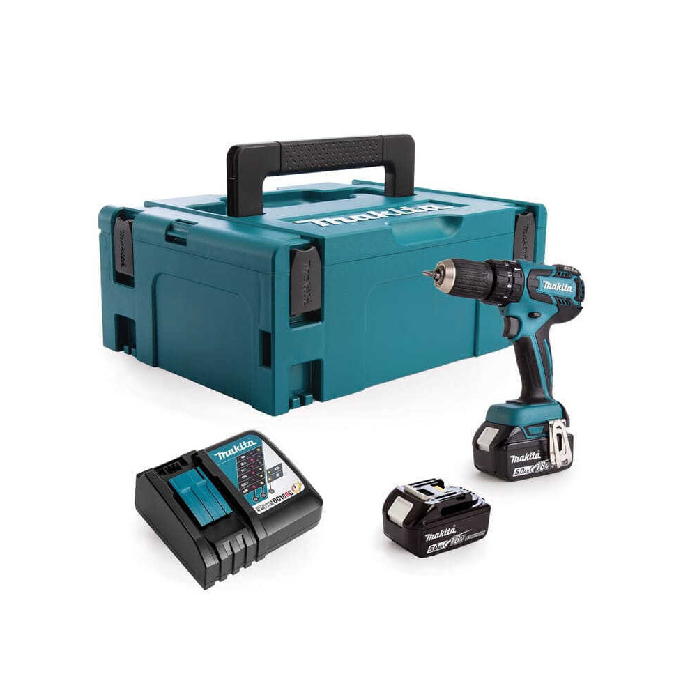 Perceuse visseuse à percussion Makita DHP459RTJ