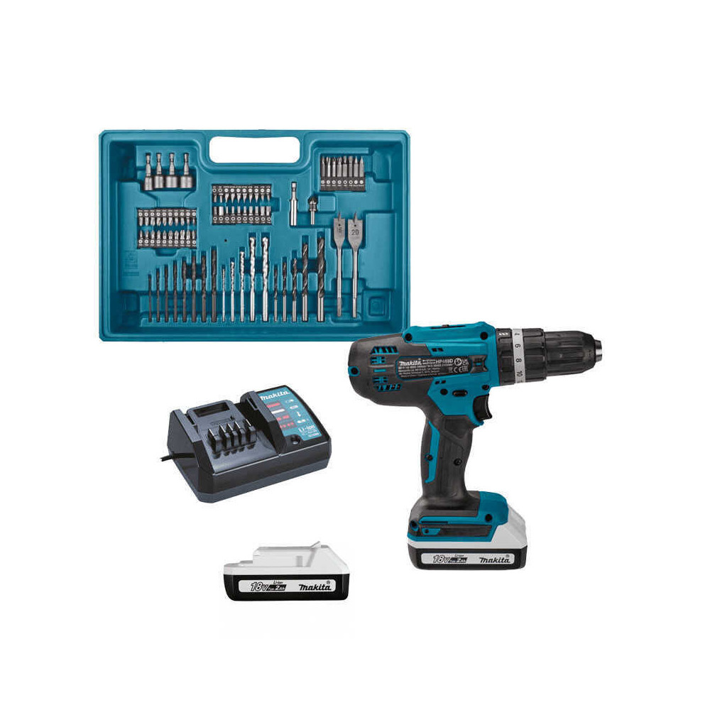 Perceuse visseuse à percussion Makita HP488DAEX1