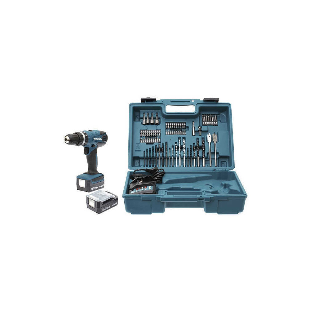Perceuse à percussion Makita HP347DWEX3 + accessoires