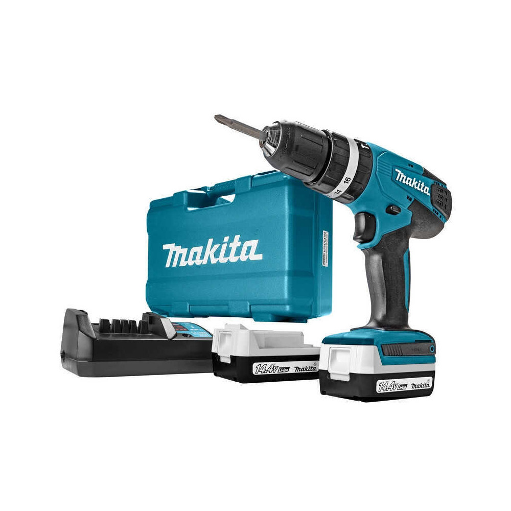 Perceuse à percussion Makita HP347DWEX3 + accessoires