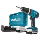 Perceuse à percussion Makita HP347DWEX3 + accessoires