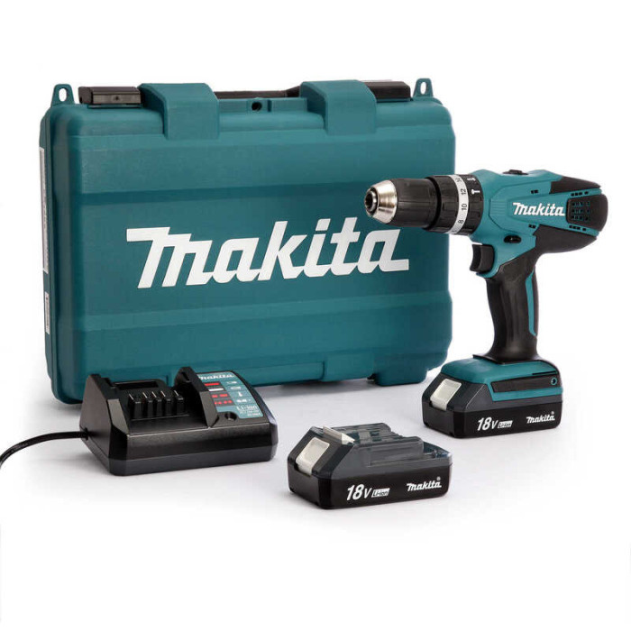 Perceuse à percussion Makita HP457DWE 18V série G