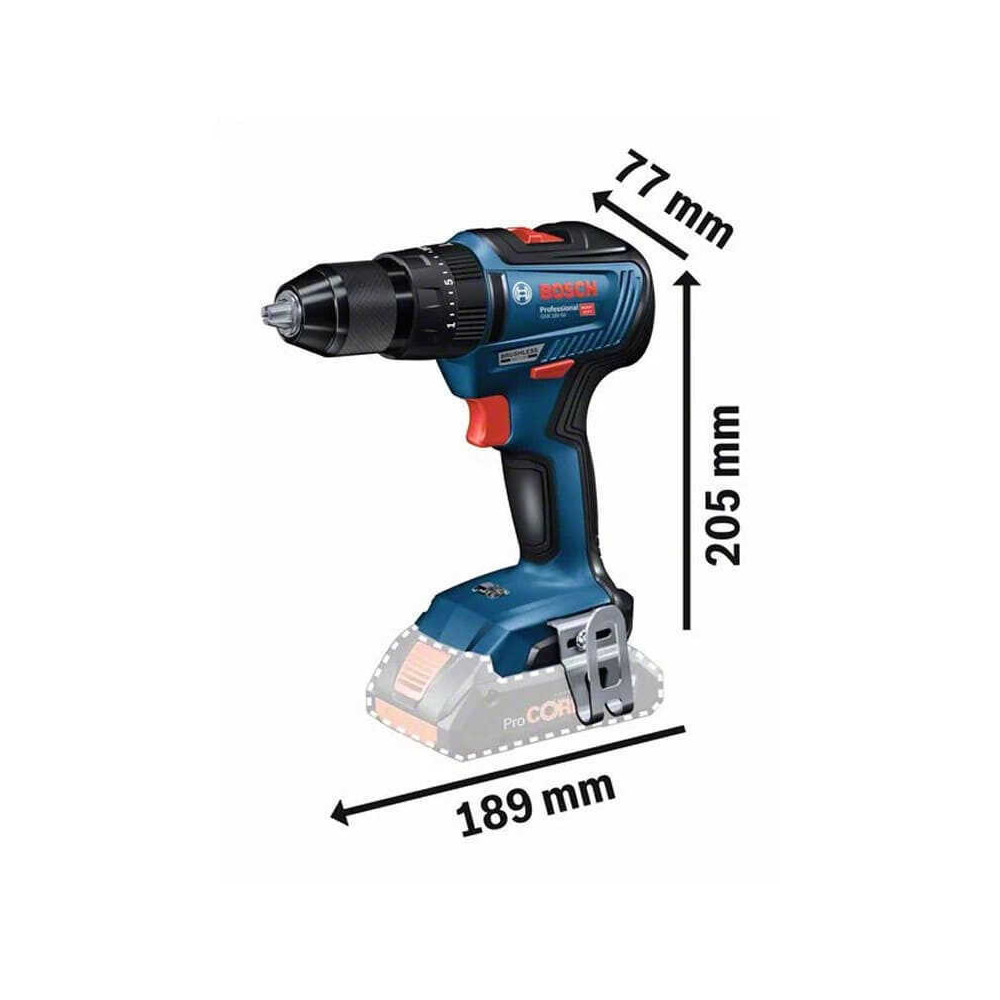 Perceuse à percussion Bosch GSB18V-55_63ACCBOSCH