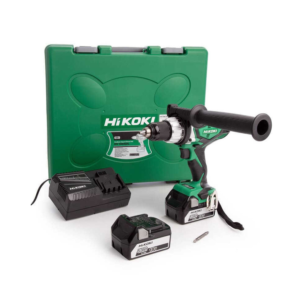 Perceuse à percussion HiKOKI DV18DSDL-JJ 18 V 92 Nm