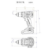 Perceuse à percussion Metabo SB 18 LT BL 602316890