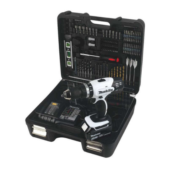 Perceuse percussion Makita DHP453SMWX kit