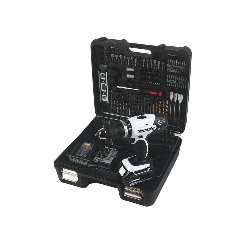 Perceuse percussion Makita DHP453SMWX kit