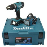 Perceuse à percussion Makita DHP453RYLJ + lampe 18V