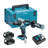 Perceuse à percussion Makita DHP481RGJ 2 x 6,0 Ah