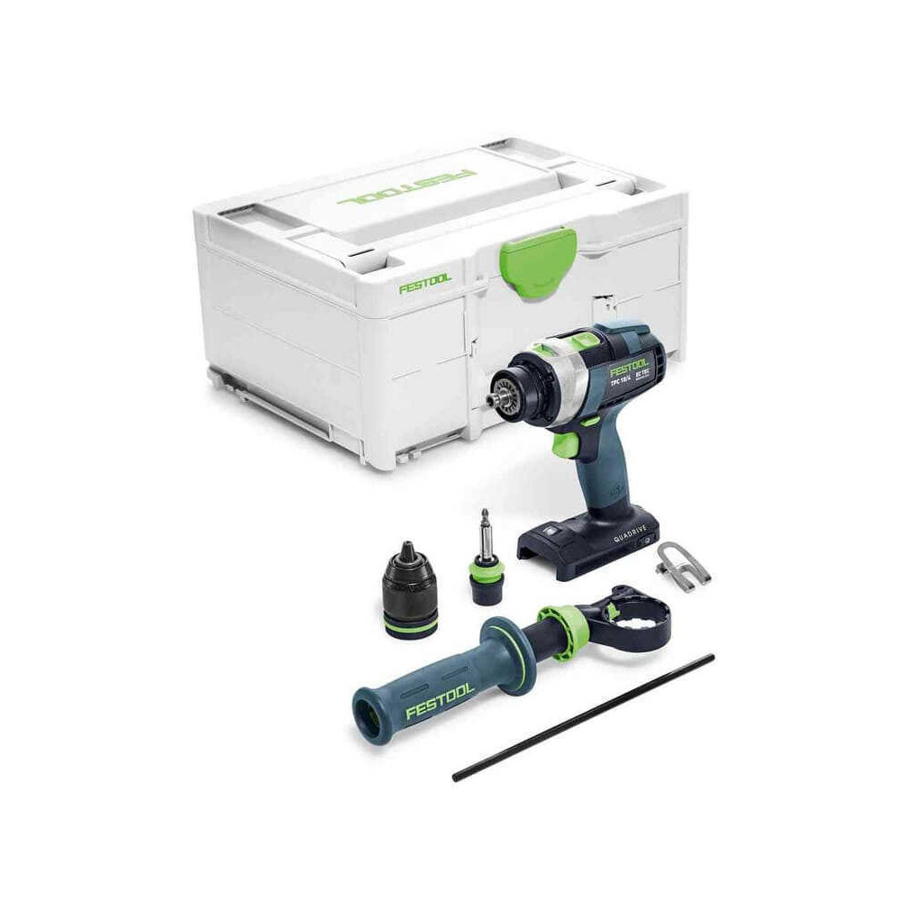 Perceuse à percussion sans fil Festool TPC 18/4 Basic 575604
