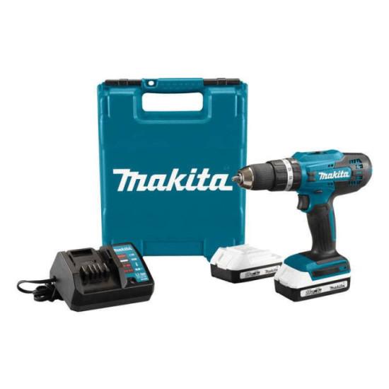 Perceuse à percussion Makita HP488DWAE 18V 2 x 2,0 Ah