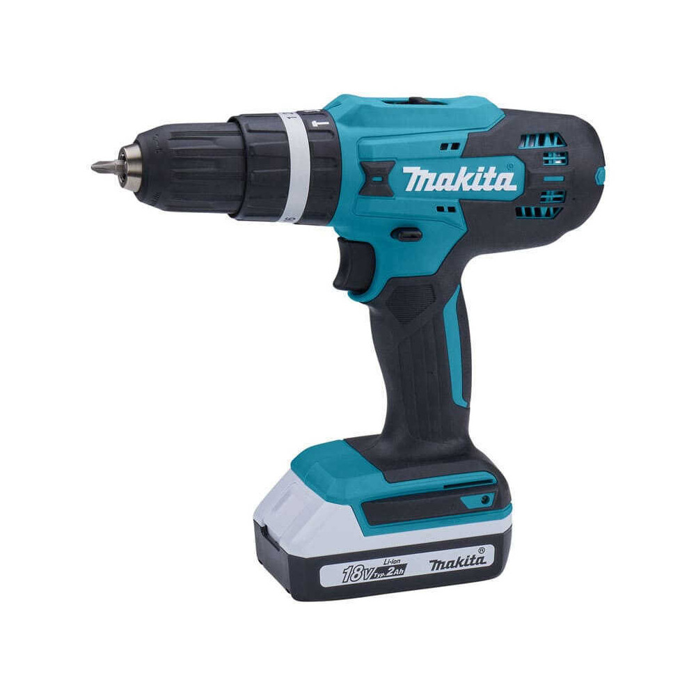 Perceuse à percussion Makita HP488DWAE 18V 2 x 2,0 Ah
