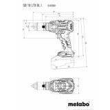Perceuse à percussion Metabo SB 18 LTX BL I