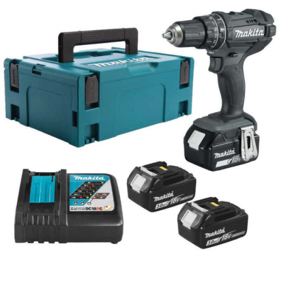 Perceuse-visseuse à percussion Makita DHP482F3JB
