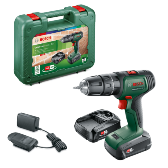 Perceuse visseuse à percussion Bosch DIY 06039D4172