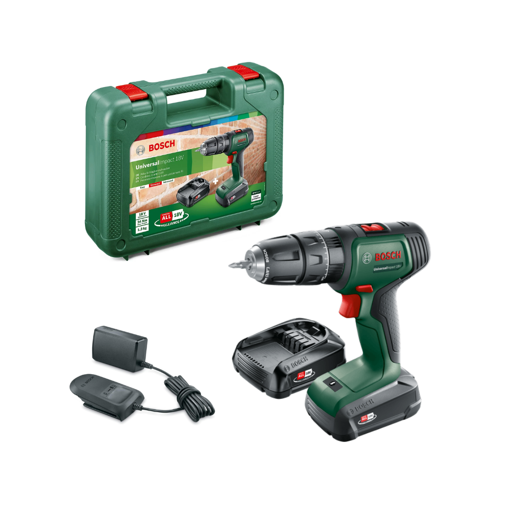 Perceuse visseuse à percussion Bosch DIY 06039D4172