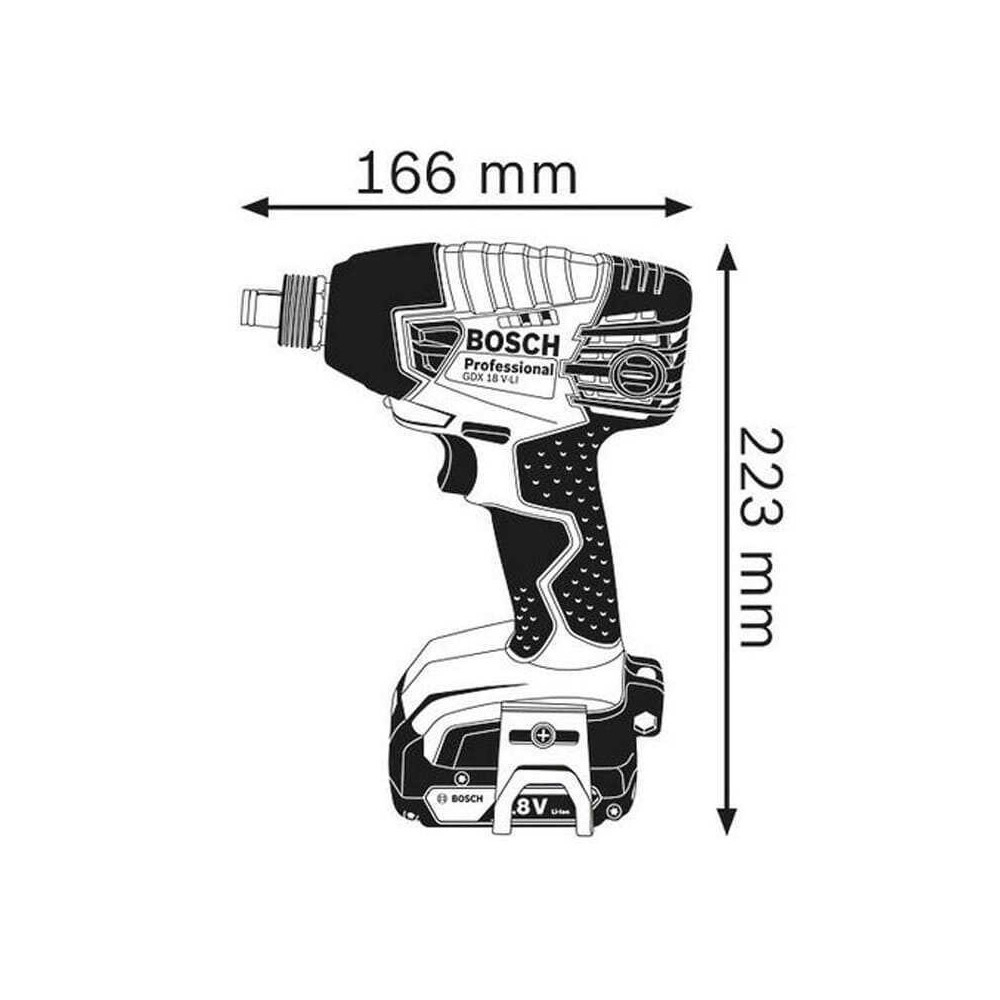 Boulonneuse à chocs Bosch Professional 06019B8101