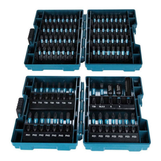 Pack visseuse DTD154ZJ et 90 embouts E-03109 Makita