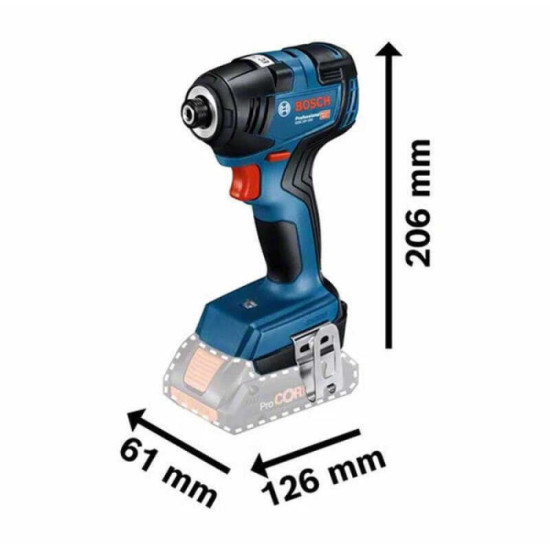Visseuse à chocs Bosch GDR 18V-200 06019J2106